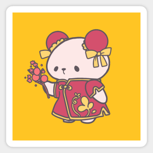 Cheongsam for Chinese New Year! Sticker